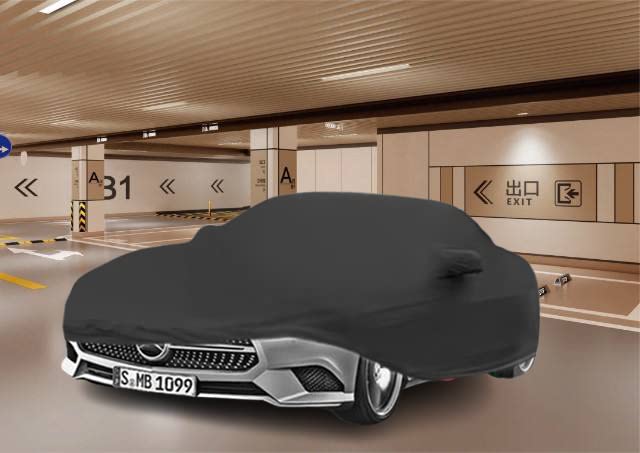 LTDNB Custom Fit Indoor Full Car Cover Dust-Proof Protection Compatible with 2009-2023 Mercedes-Benz SL400 SL450 SL550 SL63 SL65 (Black)