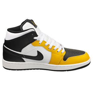 Air Jordan 1 Mid (DQ8426-701, Yellow Ochre/White/Yellow Ochre/Black) Size 11