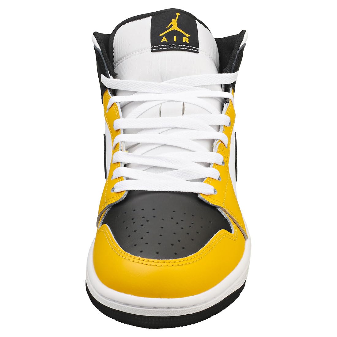 Air Jordan 1 Mid (DQ8426-701, Yellow Ochre/White/Yellow Ochre/Black) Size 11