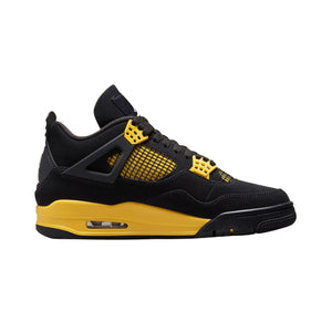 Air Jordan 4 Retro Men'sBlack/White-Tour Yellow DH6927-017 10.5