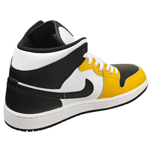 Air Jordan 1 Mid (DQ8426-701, Yellow Ochre/White/Yellow Ochre/Black) Size 11