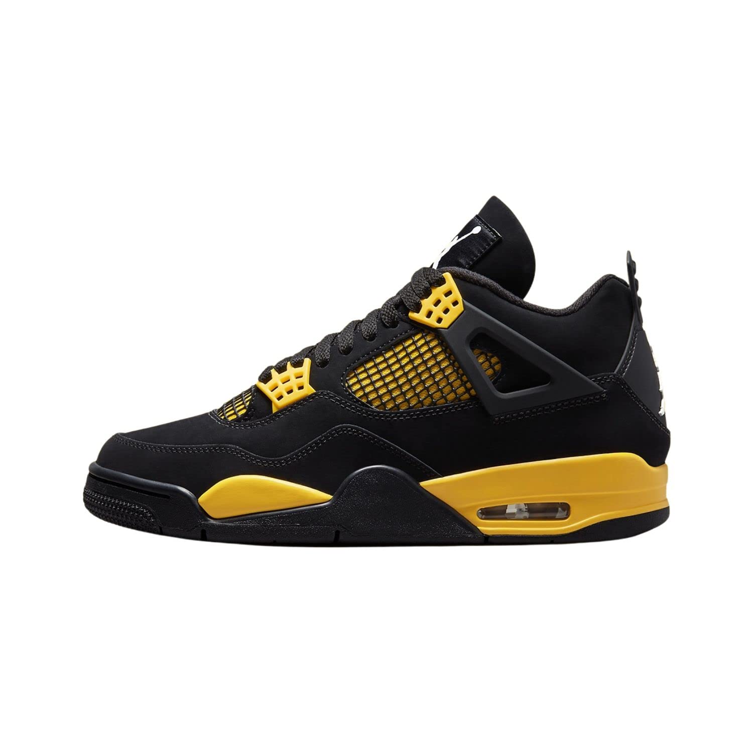 Air Jordan 4 Retro Men'sBlack/White-Tour Yellow DH6927-017 10.5