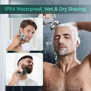 5D Head Shavers for Bald Men, kensen Magnetic Head Shaver LED Display Wet & Dry Bald Head Shavers for Men, IPX6 Waterproof Head Shavers for Men with USB-C Charge