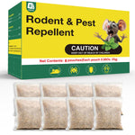 12Pack Rodent Deterrent Pouches, Discreet and Effective Mouse Mice Repellent by Peppermint Oil Scent, Natural and Humane