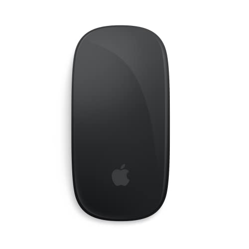 Apple Magic Mouse  (Wireless, Rechargable) - Black Multi-Touch Surface