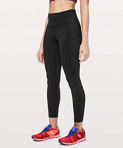 LULULEMON Fast and Free 7/8 Tight 25" (Black (Non-Reflective), 6)