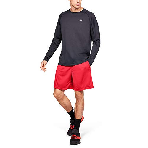 Under Armour Men's Tech Mesh Shorts , Red (600)/Black, Large