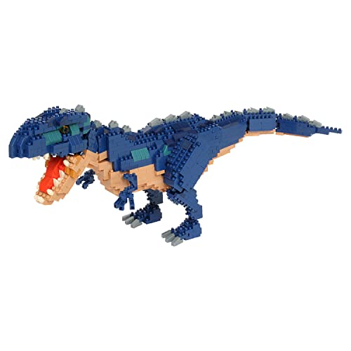 nanoblock - Dinosaurs - Dinosaur Deluxe Edition Giganotosaurus, Nanoblock Advanced Hobby Series Building Kit, Multicolor (NBM_034)