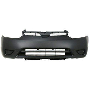 Front Plastic Bumper Cover Fascia for 2006-2008 Honda Civic Coupe DX-G EX LX Si Coupe 06-08. New, Primed and Ready for Paint. with Fog Light Holes. HO1000237 04711SVAA90ZZ 2007