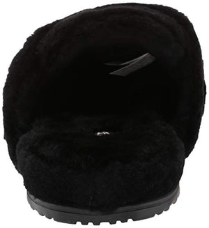 UGG Men's Slipper, Black TNL Fluff, 10