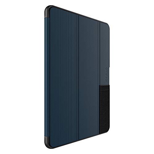 OTTERBOX SYMMETRY FOLIO SERIES Case for iPad 7th, 8th & 9th Gen (10.2" Display - 2019, 2020 & 2021 version) - Retail Packaging - COASTAL EVENING (CLEAR/BLACK/BLAZER BLUE)