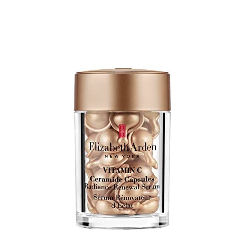 Elizabeth Arden Vitamin C Serum Ceramide Capsules, Radiance Renewal Serum, 30 Count