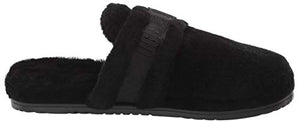 UGG Men's Slipper, Black TNL Fluff, 10