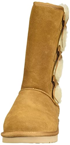 Koolaburra by UGG womens Victoria Tall Fashion Boot, Chestnut, 9 US