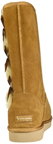 Koolaburra by UGG womens Victoria Tall Fashion Boot, Chestnut, 9 US