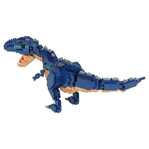 nanoblock - Dinosaurs - Dinosaur Deluxe Edition Giganotosaurus, Nanoblock Advanced Hobby Series Building Kit, Multicolor (NBM_034)