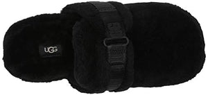 UGG Men's Slipper, Black TNL Fluff, 10