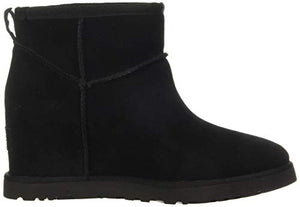 UGG Women's Classic Femme Mini Boot, Black, 8