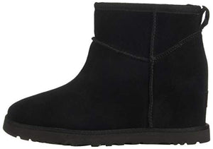 UGG Women's Classic Femme Mini Boot, Black, 8