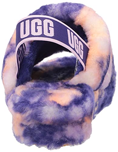 UGG Women's Fluff Yeah Marble Slipper, Violet Night, 8