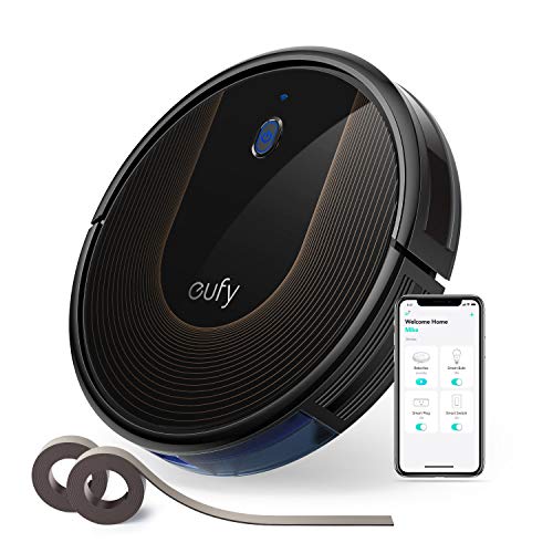 eufy by Anker, BoostIQ RoboVac 30C, Robot Vacuum Cleaner, Wi-Fi, Super-Thin, 1500Pa Suction, Boundary Strips Included, Quiet, Self-Charging Robotic Vacuum, Cleans Hard Floors to Medium-Pile Carpets