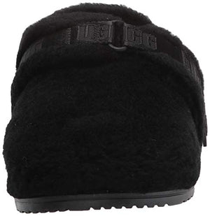 UGG Men's Slipper, Black TNL Fluff, 10