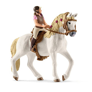 Schleich Horse Club, Horse Gifts for Girls and Boys, Camper for Secret Club Meetings Horse Set with Toy Horse Figurine, 43 pieces, Ages 5+