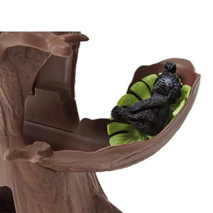 Schleich Wild Safari Animal Toys Playset - Ranger Adventure Station with Alligator, Tiny Turtles, Baby Monkey, and Black Panther, Figurines for Kids Both Boys and Girls Age 3 and Above