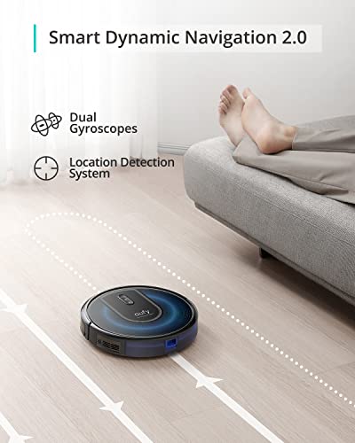 eufy by Anker, RoboVac G30, Robot Vacuum with Dynamic Navigation 2.0, 2000 Pa Strong Suction, Wi-Fi, Compatible with Alexa, Carpets and Hard Floors, Ideal for Pet Owners