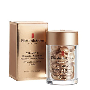 Elizabeth Arden Vitamin C Serum Ceramide Capsules, Radiance Renewal Serum, 30 Count