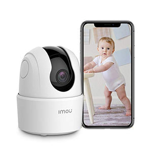 Indoor Security Camera 1080p WiFi Camera (2.4G Only) 360 Degree Home Camera with App, Night Vision, 2-Way Audio, Human Detection, Motion Tracking, Sound Detection, Local & Cloud Storage