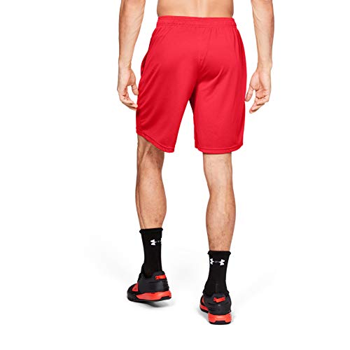 Under Armour Men's Tech Mesh Shorts , Red (600)/Black, Large