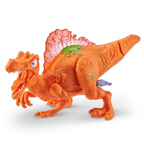 Smashers Mega Light Up Dino Spinosaurus Series 4 by ZURU - Collectible Egg with Over 25 Surprises, Volcano Slime, Fossil Toy, Dinosaur Toy, Toys for Boys and Kids (Spinosaurus)