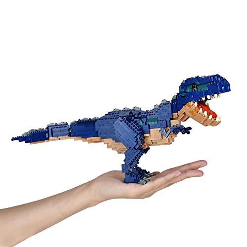 nanoblock - Dinosaurs - Dinosaur Deluxe Edition Giganotosaurus, Nanoblock Advanced Hobby Series Building Kit, Multicolor (NBM_034)