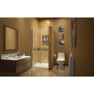 DreamLine SHDR-3634720-01 Shower Door, 33.5" W x 72" H, Chrome