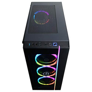 CYBERRPOWERPC Gamer Xtreme VR Gaming PC, Intel Core i5-11600KF 3.9GHz, GeForce RTX 3060 12GB, 16GB DDR4, 500GB PCI-E NVMe SSD, 1TB HDD, WiFi Ready & Win 11 Home (GXiVR8480A11), Black