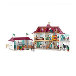 Schleich Horse Toys and Playsets, Award Winning 108 Piece Set Lakeside Country House, Horse Stable, Pony Figurines, Rider Action Figures, and Barn Accessories, for Girls and Boys Ages 5 and Above