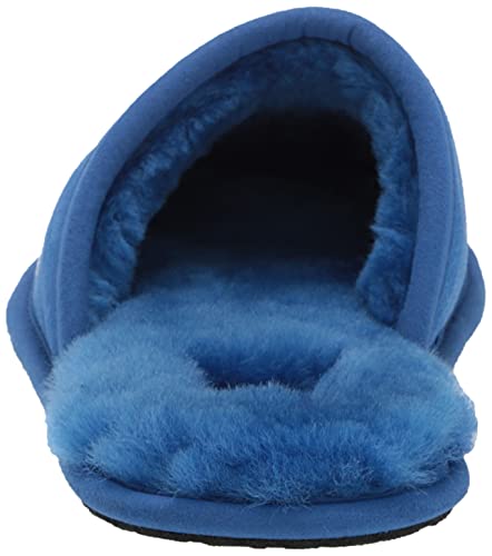 UGG Men's Scuff Logo Slipper, Classic Blue/White, 11