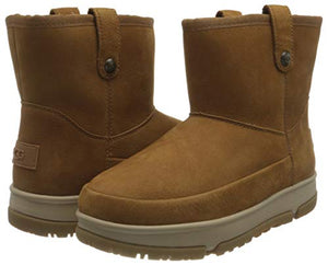 UGG Classic Weather Mini Boot, Chestnut, Size 8.5