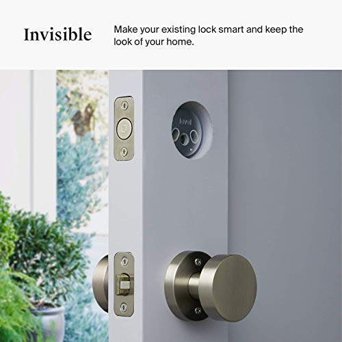 Level Bolt Smart Lock - Smart Deadbolt that Works with Your Existing Lock for Keyless Lock Entry, App-Enabled Bluetooth Lock with Smartphone Access, Compatible with Apple HomeKit