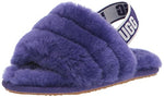 UGG Unisex-Child Fluff Yeah Slide Slipper, Violet Night, 6 Big Kid US