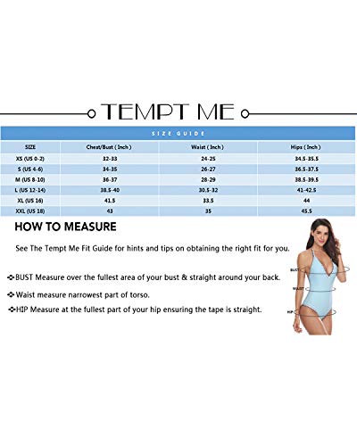 Tempt Me Women's Vintage Swimsuit Retro Halter Ruched High Waist Bikini Green XL