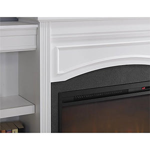 Ameriwood Home Lamont Mantel Fireplace, White,1815096COM