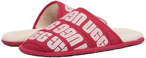 UGG Men's Scuff Graphic Band Slipper, Samba RED, 11