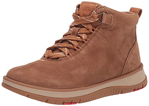 UGG Women's LAKESIDER Ankle Boot, Chestnut Leather, 6