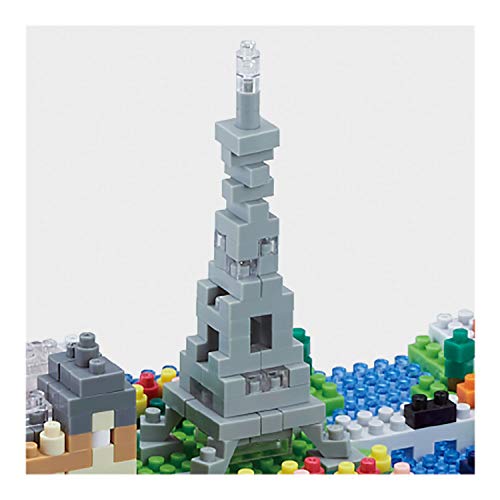 nanoblock -Paris World Famous Cities, Advanced Hobby Series Building Kit (NB-047)