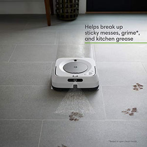 iRobot Braava Jet M6 (6110) Ultimate Robot Mop- Wi-Fi Connected, Precision Jet Spray, Smart Mapping, Works with Alexa, Ideal for Multiple Rooms, Recharges and Resumes