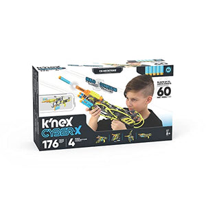 K'NEX Cyber-X C5 Neostrike - Blasts up to 60 ft - 176 Pieces, 4 Builds, Targets, 5 Darts - Great Gift Kids 8+