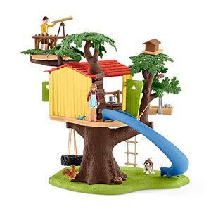 Schleich Farm World, Farm Animal Gifts for Kids, Adventure Tree House with Animal Figurines and Accessories 28-Piece Set, Ages 3+