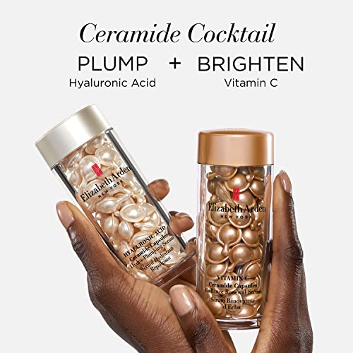 Elizabeth Arden Vitamin C Serum Ceramide Capsules, Radiance Renewal Serum, 30 Count